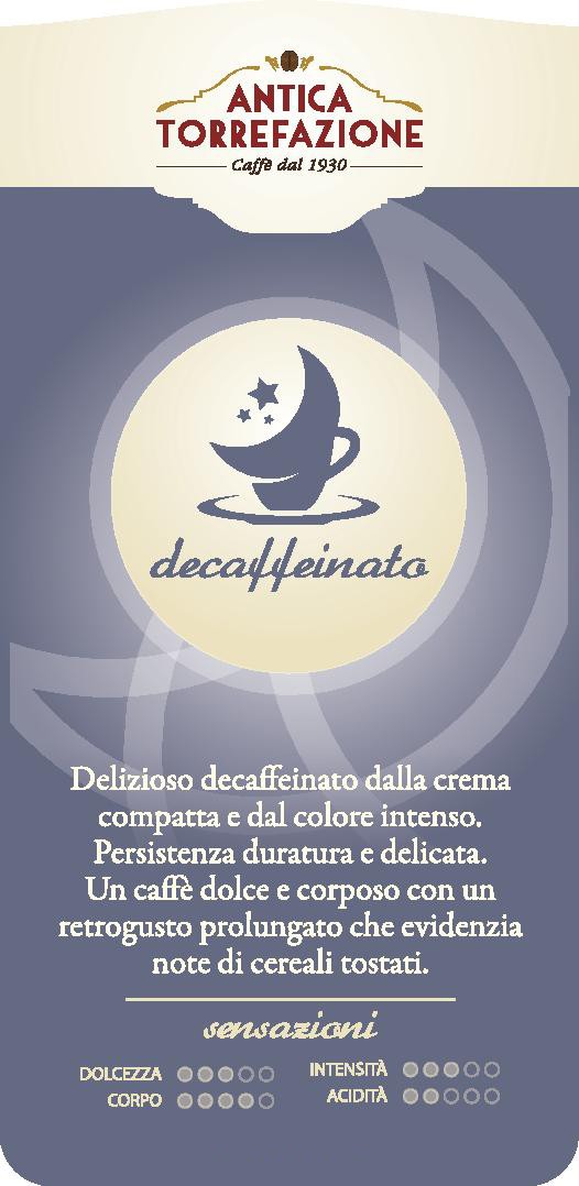 Caffè Decaffeinato Macinato